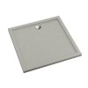 Schedline Brodzik akrylowy Sharper Cement Stone 80x80x4,5 cm, kwadratowy, Gwarancja 7 lat 3S.S2K-8080/CT/ST